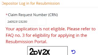 Sahara Refund Resubmisson Your application is not eligible Please refer to FAQ no 3 Problem fix [upl. by Eelarat581]