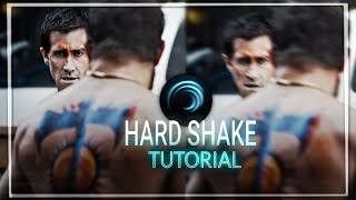 Hard shake tutorial on Alight motion  preset [upl. by Noswal402]