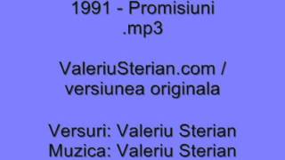 Valeriu Sterian  1991  Promisiuni originala [upl. by Qahsi345]