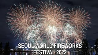 4K Seoul World Fireworks Festival 2022Korea team Fireworks festival [upl. by Neirbo]