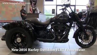 BLACKED OUT Harley Davidson 2016 Freewheeler Trike [upl. by Adniral891]