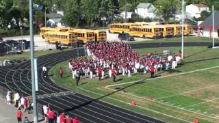 2016  2017 Elyria High School Pioneer Marching Band 20160903 [upl. by Eppie]