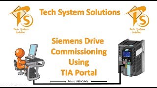 Siemens Drive Commissioning TIA Portal l Drive Quick Commissioning l G120 Drive l Siemens [upl. by Ezarra]