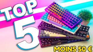 Top 5 Meilleurs Claviers Mécaniques Gamer pas chers à Moins De 50 EURO [upl. by Gove]