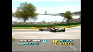 1996 F1 Australian GP  Ricardo Rosset spun into Pedro Lamy [upl. by Nadirehs739]