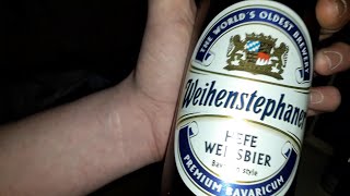 Juomatesti Weihenstephaner Hefe Weissbier 54  kauppakassi [upl. by Eiknarf]