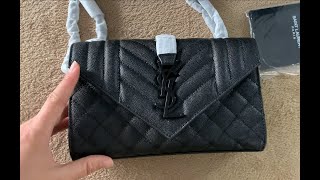 YSL MONOGRAM ENVELOPE SMALL BAG from Suplook [upl. by Rennoc]