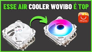 CPU COOLER WOVIBO LP6A 6 HEAT PIPES FAN 120MM ARGB [upl. by Owiat]