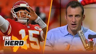 Doug Gottlieb weighs in on the Pat Mahomes experiment prior to FalconsChiefs  NFL  THE HERD [upl. by Ecinnej797]