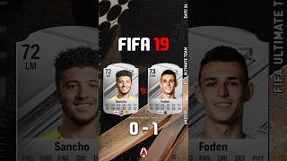 Sancho VS Foden FIFA EVOLUTION eafc24 fifa football shorts austor [upl. by Nomolos]