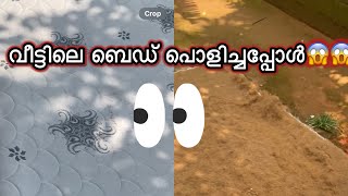 വീട്ടിലെ ബെഡ് പൊളിച്ചപ്പോൾ കണ്ടത് 😱😱viralvideo bed mattress pain spring bed takecare seen [upl. by Eizzo]