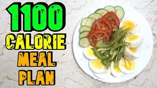 1100 Calorie Meal Plan [upl. by Artened]