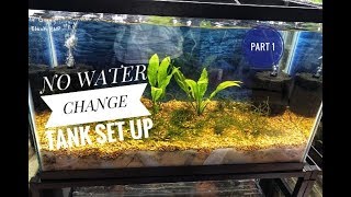 No Water Change Fish Tank  Set Up [upl. by Fredericka932]