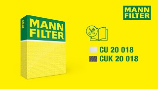 How to change a cabin air filter by MANNFILTER  CU 20 018  CUK 20 018 [upl. by Suivatco]