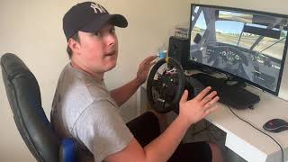 My first Gaming Racing setup Thrustmaster TMX force feedback review [upl. by Eugen700]