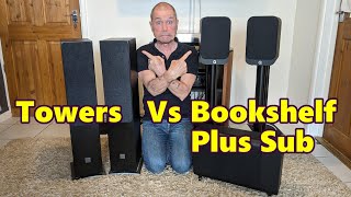 DALI Oberon 5 Vs Q Acoustics 3020i amp 3060s Blind Sound Comparison [upl. by Kennett375]