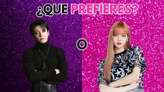 QUE PREFIERES VERSION KPOP😱 💜BTS O BLACKPINK 🖤 DECISIONES DIFICILES✨ [upl. by Lenahc]