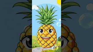 pineapple songnursery rhymes fruits learning [upl. by Mungovan346]