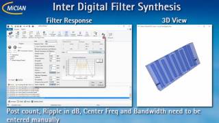 µWave Wizard Inter Digital Filter Synthesis [upl. by Ahtelrac]