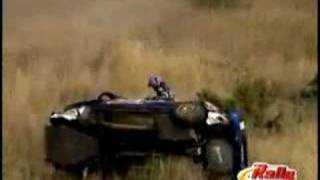 Travis Pastrana Huge Rally Car Crash [upl. by Niawd880]