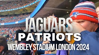 JAGUARS VS PATRIOTS  NFL  WEMBLEY STADIUM LONDON 2024 [upl. by Htebazie]