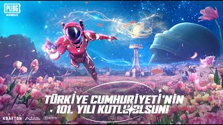 CUMHURİYETİMİZ’İN 101 YILI KUTLU OLSUN 🇹🇷🛰️ I PUBG MOBILE [upl. by Stanfill]