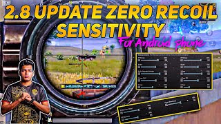 BGMI 28 UPDATE ZERO RECOIL SENSITIVITY🔥FOR LASER SPRAYS BGMIPUBG ANDROIDIOS RAJU OP BGMI [upl. by Ramey423]