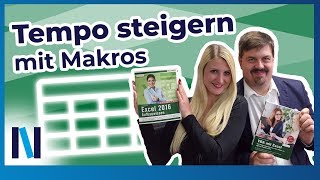 Office Excel Tipps  Arbeitstempo steigern Mit Makros bei wiederkehrenden Abläufen viel Zeit sparen [upl. by Salli]