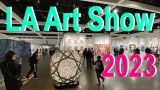 LA ART SHOW 2023 Walk Around POV 4K [upl. by Engel]