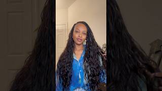 Easy protective style  crochet boho locs naturalhair locs boholocs protectivestyles [upl. by Tnayrb]