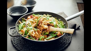 Chicken Stir Fry with Water Chestnuts [upl. by Lledniw]