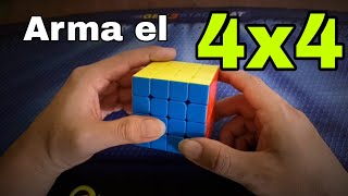 Cómo Armar el Cubo 4x4  Método Yau paso a paso [upl. by Aisa]