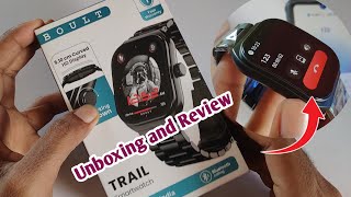 boult trail 201 3D curved watch  bolt trailer 201curved Unboxing and review [upl. by Seleta]