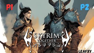 Skyrim Reborn Together  With Friends Pt1 [upl. by Naillimxam903]