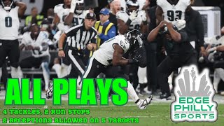 Nakobe Dean was a LEGIT RUN STOPPER vs Green Bay I ALL22 ALL PLAYS I Week 1 Highlights [upl. by Llennyl629]