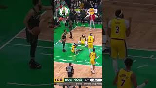 Celtics vs Lakers 👀 OT 👀 shorts nba highlights [upl. by Cid434]