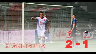 Finale Andata Coppa Italia Padova Catania 2 1 highilights [upl. by Ramma649]