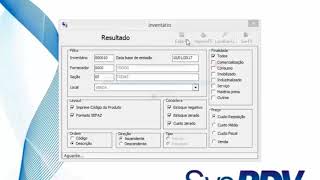 SysPDV  8 Inventário  Resultado do Inventário [upl. by Emoryt230]