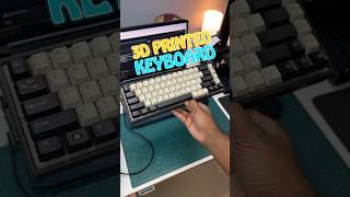 I 3D Printed a Mechanical keyboard  Also its RGB 3dprinting 3dprinter 3d keyboard [upl. by Haase898]