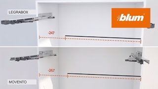 TIPON BLUMOTION for LEGRABOX and MOVENTO assembly  Blum [upl. by Accissej381]