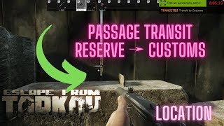 Transfer Location Reserve → Customs NEW PATCH FAST Tutorial Tips Tricks eftguide Escape From tarkov [upl. by Kcirre736]