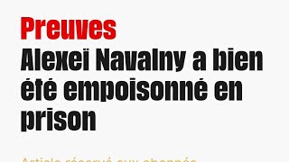 Navalny empoisonné Prédictions réalisées😜 [upl. by Dlared]