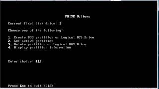 FDISK  FORMAT  Windows 98 [upl. by Douty]