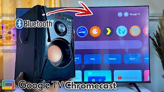 How to Connect Bluetooth Speaker to Chromecast with Google TV [upl. by Ximenez426]