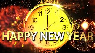 Happy New Year CLOCK 2020  v 683  Countdown Timer with Sound Effects  Voice 4K [upl. by Aikam]