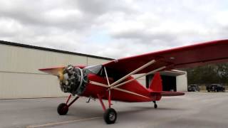 1946 FairChild F24 engine start in Florida [upl. by Ennahgem]