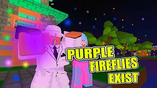 Rarest PURPLE FIREFLY in Roblox Islands  100 Proof  Roblox IslandsSkybock [upl. by Carla]