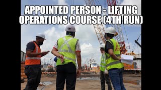 Appointed Person Lifting Operations 4th Run [upl. by Anitsirhk]