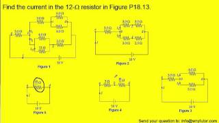 Find the current in the 12Ω resistor in the figure below [upl. by Martinic]