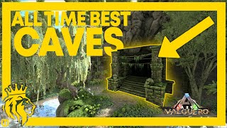 TOP 8 All Time BEST CAVES on Valguero  ARK Survival Evolved [upl. by Zigmund38]